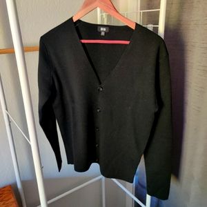 Uniqlo Slim Black Cardigan - XS